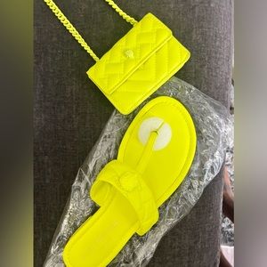 Kurt Geiger micro bag and sandals